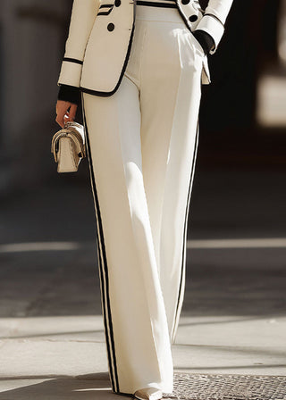 Kaila |  Women’s Double Breasted Suit Set with Contrast Trim