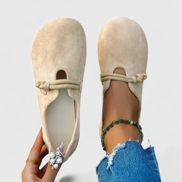 Jantine | Comfortabele Loafers met Touwdetail