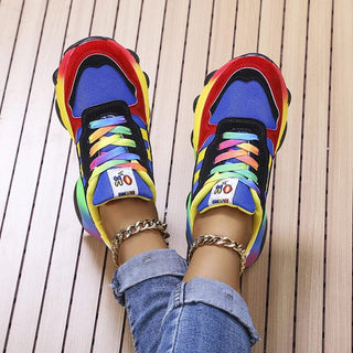 Cora | Ergonomic Rainbow Sneakers