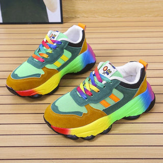 Cora | Ergonomic Rainbow Sneakers