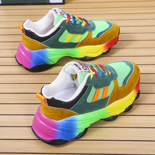 Cora | Ergonomic Rainbow Sneakers