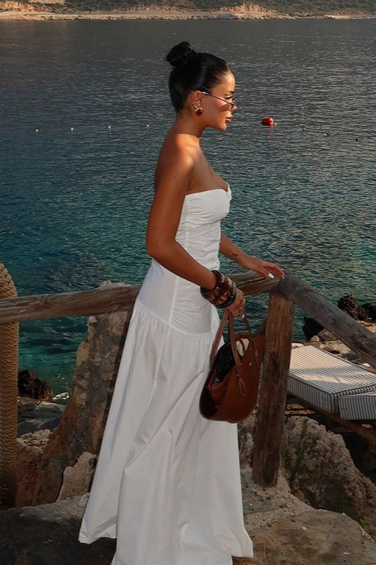 Janneke | Strapless Cut-Out Maxi-jurk