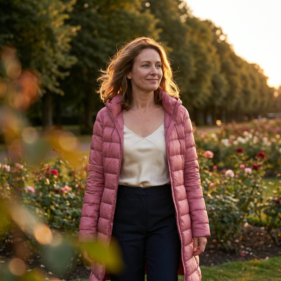 Marloes | Lange Lichtgewicht Puffer Jas