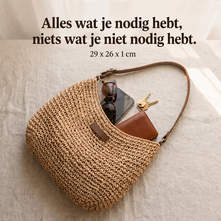 Antonia | Gevlochten Schoudertas