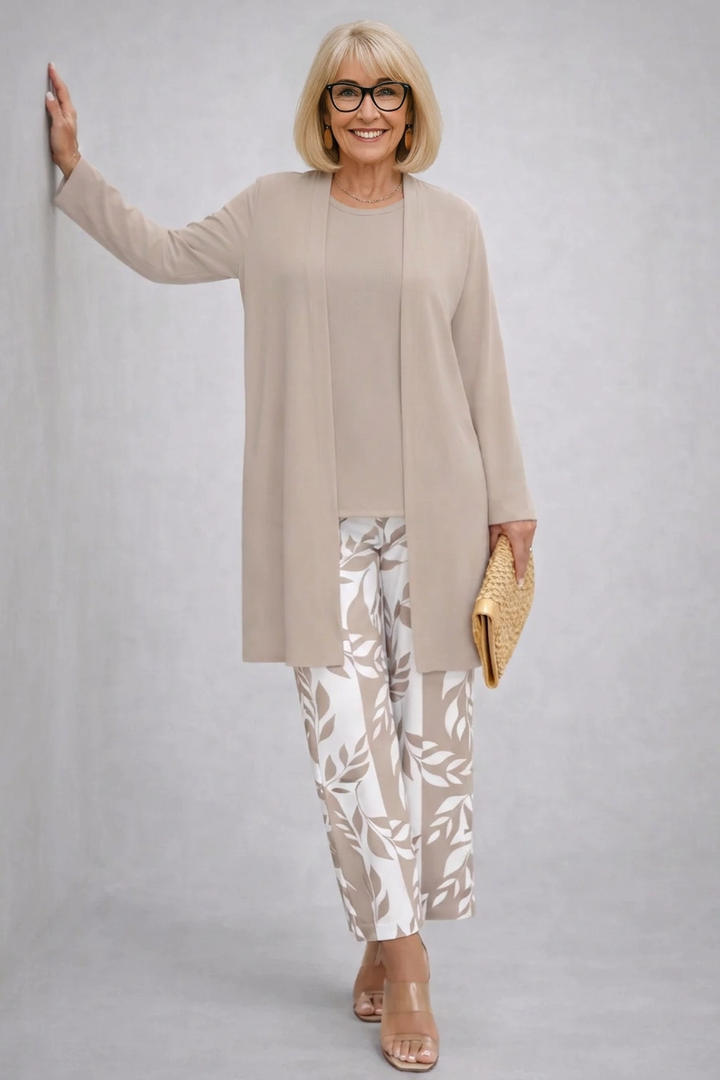 Oda | Driedelige Set met Botanische Print