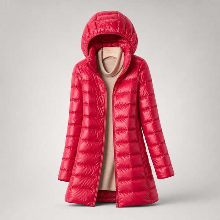 Marloes | Lange Lichtgewicht Puffer Jas