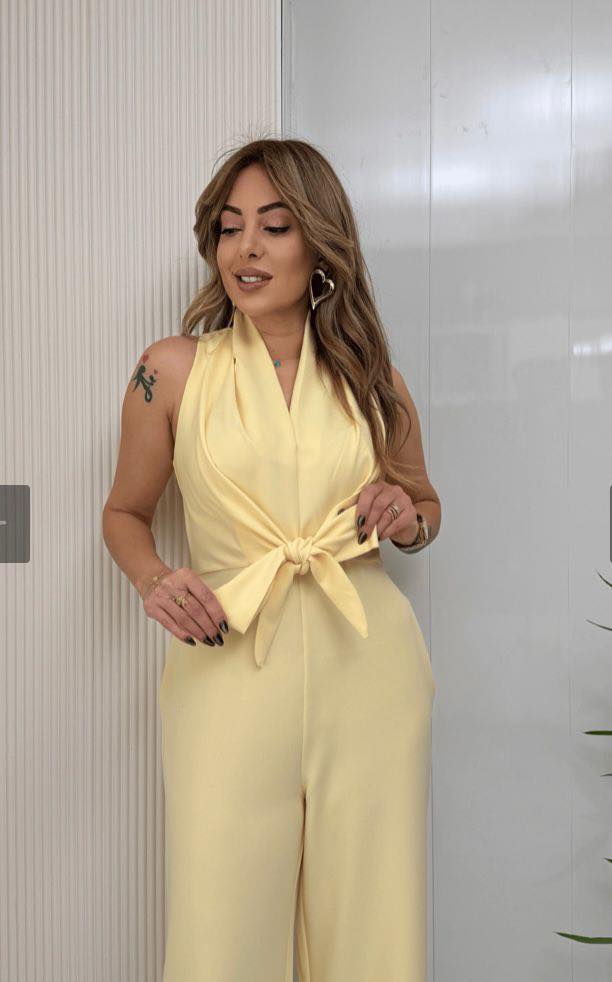 Roosmarijn | Elegante Jumpsuit met Strikdetail