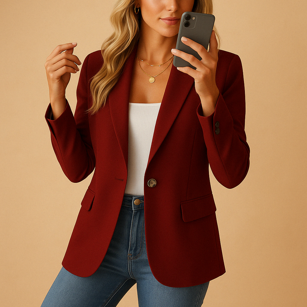 Vanja | Getailleerde Stretch Blazer