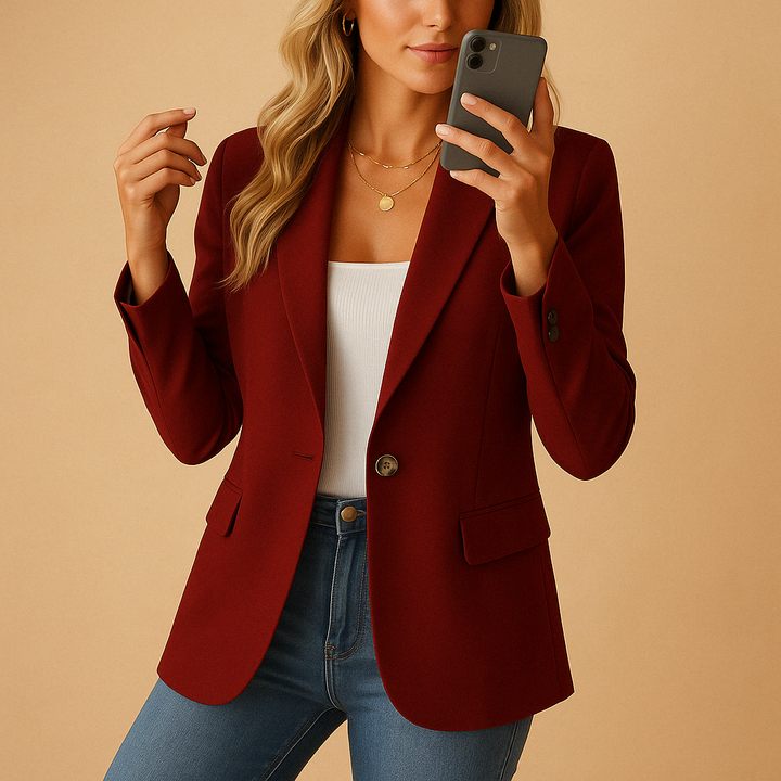 Vanja | Getailleerde Stretch Blazer
