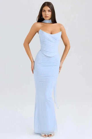 Hailey | The Midnight Hour Corset Maxi Dress