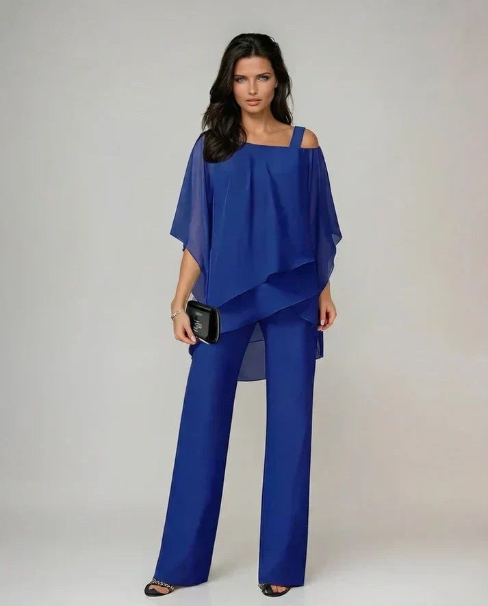 Vanja | Asymmetrische Chiffon Co-ord Set
