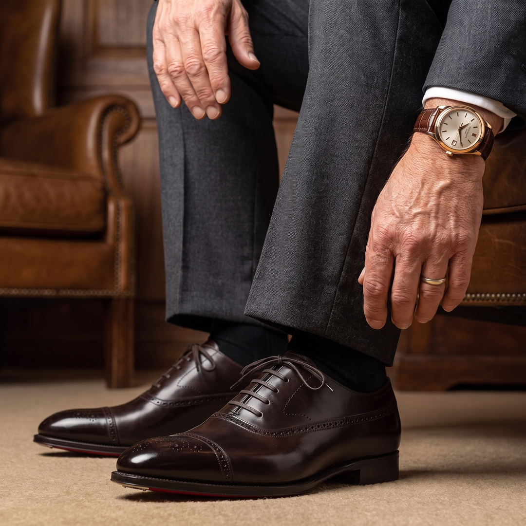 Tineke | Leren Oxford Veterschoenen