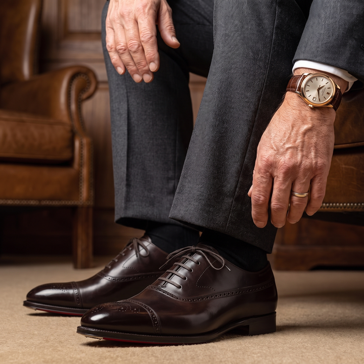 Tineke | Leren Oxford Veterschoenen