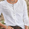 Grace | Elegant Crew Neck Long Sleeve Shirt