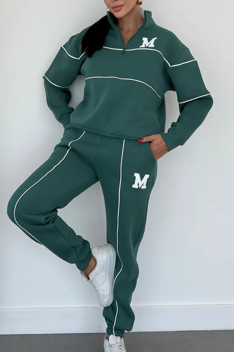 Pleun | Half-Zip Tweedelige Set
