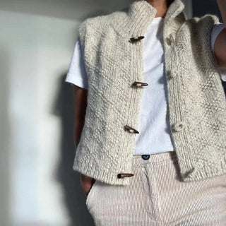 Willow | Plain Knitted Sleeveless Vest