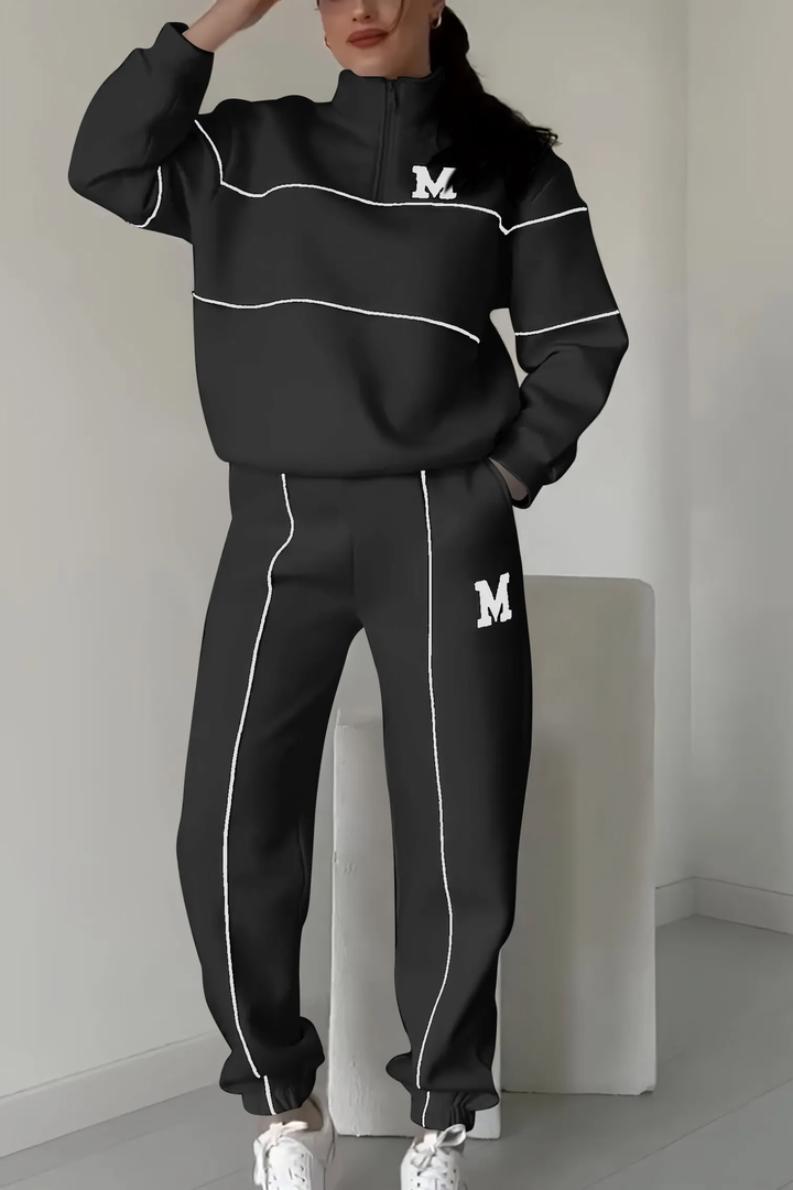 Pleun | Half-Zip Tweedelige Set