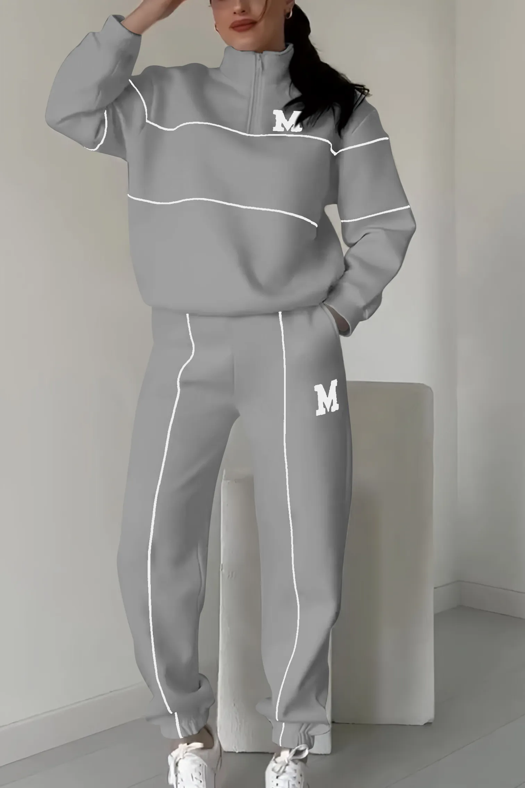 Pleun | Half-Zip Tweedelige Set