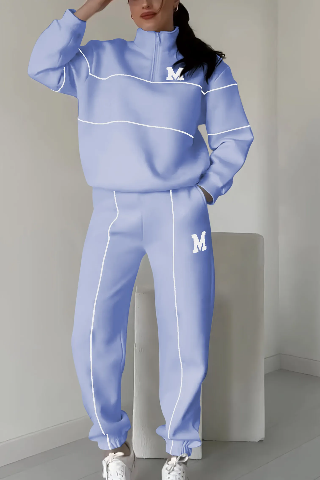 Pleun | Half-Zip Tweedelige Set