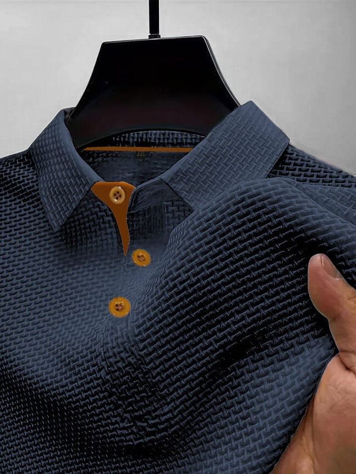 Thijs | Luchtig Poloshirt met Structuur
