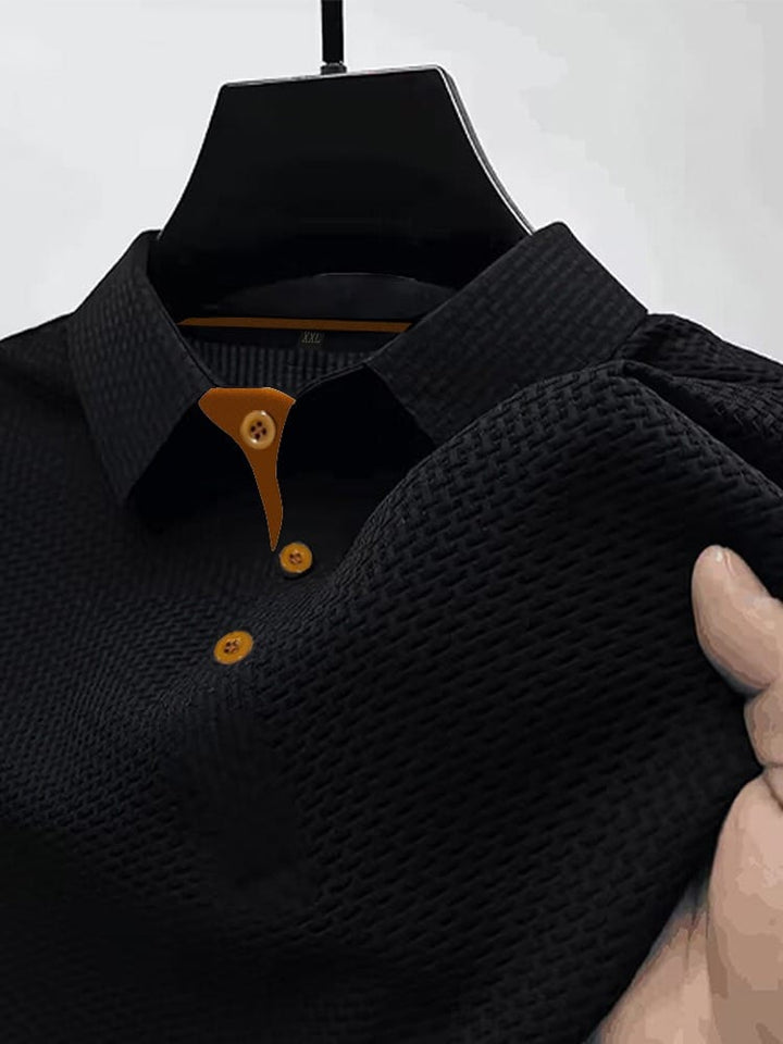 Thijs | Luchtig Poloshirt met Structuur