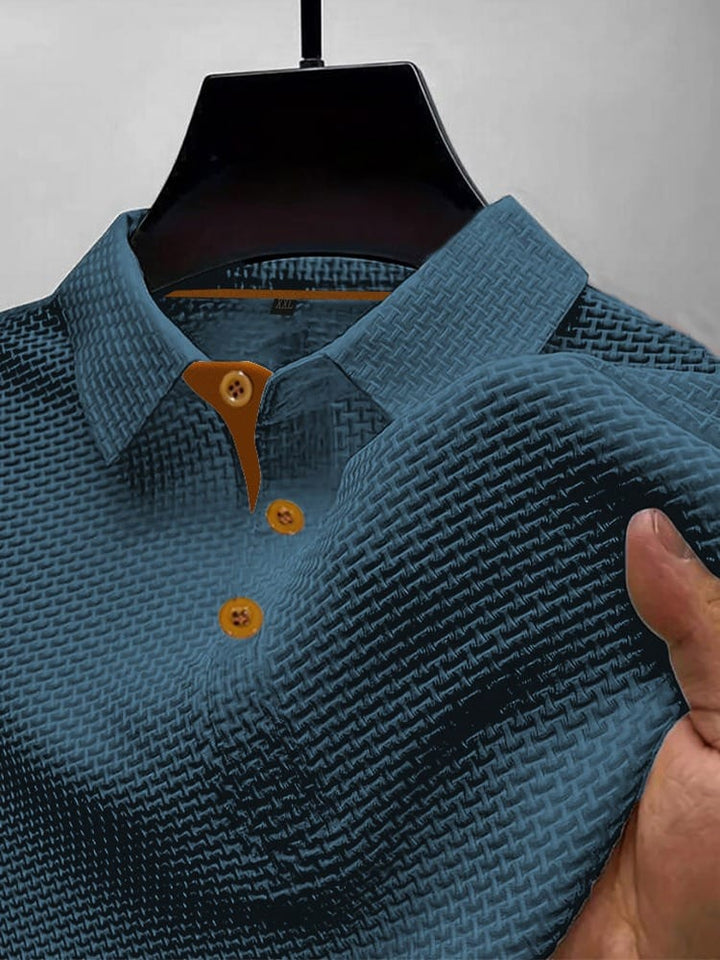 Thijs | Luchtig Poloshirt met Structuur