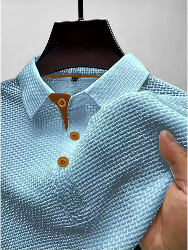 Thijs | Luchtig Poloshirt met Structuur