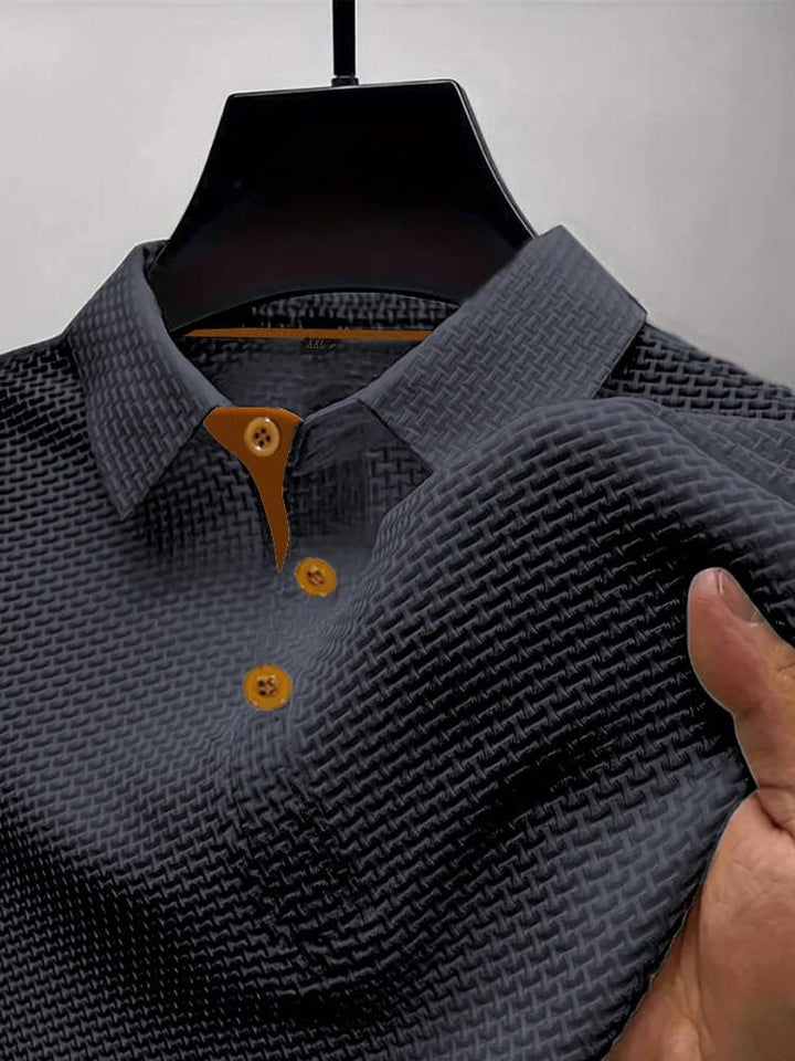 Thijs | Luchtig Poloshirt met Structuur
