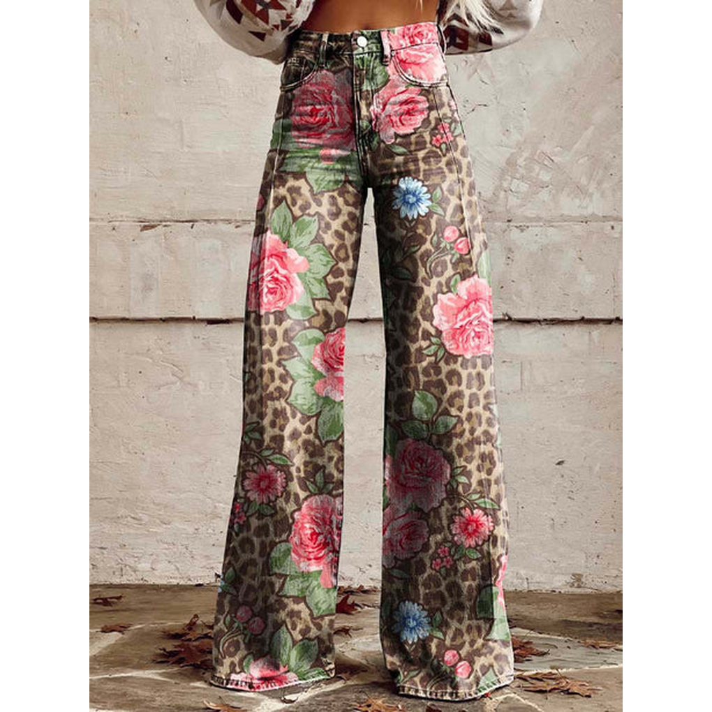 Tialda | High Waist Geprinte Jeans