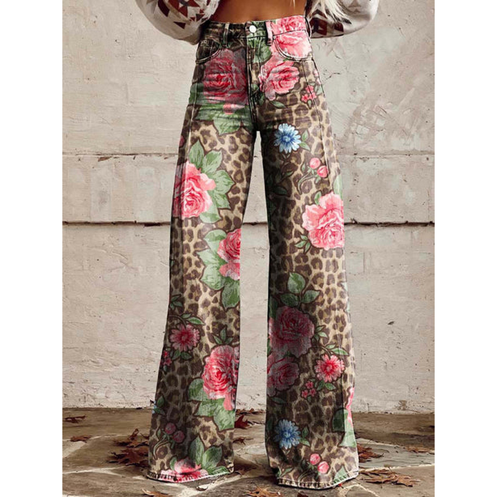Tialda | High Waist Geprinte Jeans