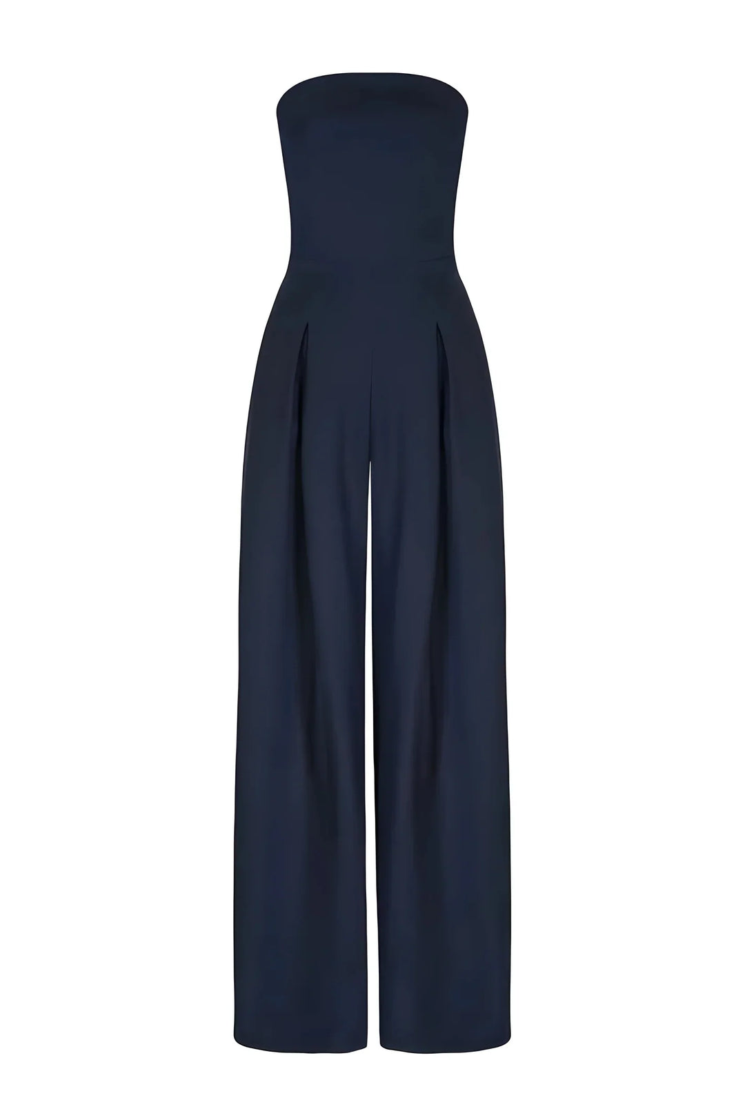 Adriana | Strapless Jumpsuit met Wijde Pijpen