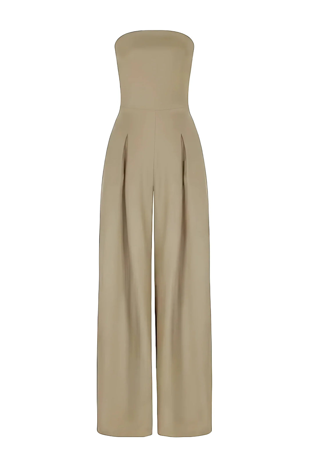 Adriana | Strapless Jumpsuit met Wijde Pijpen