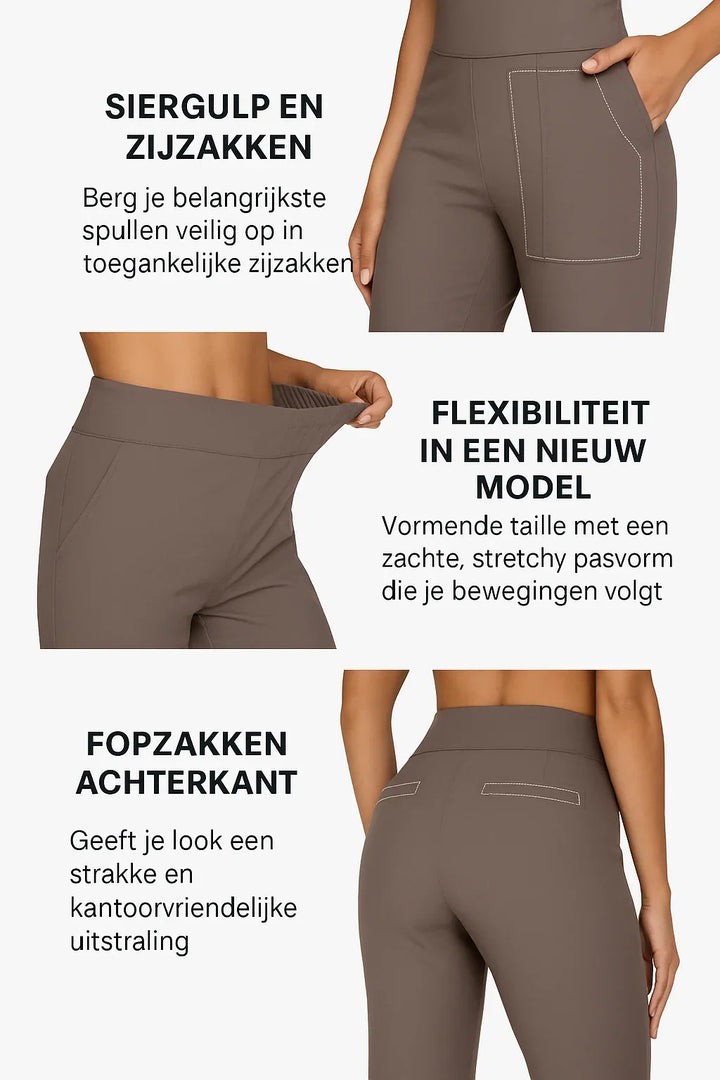 Hendrika | High Waist Stretch Broek
