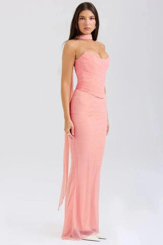 Hailey | The Midnight Hour Corset Maxi Dress