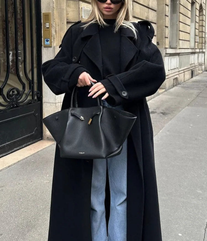 Femmie | Lange Wollen Mantel
