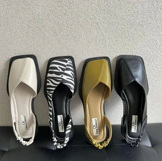 Mary janes | Leather Slip-On Flats