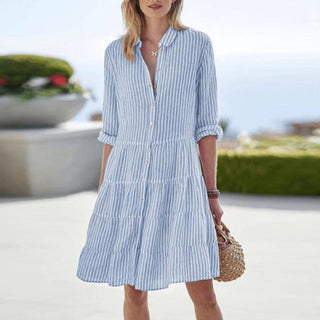 Anna | Striped Summer Dress