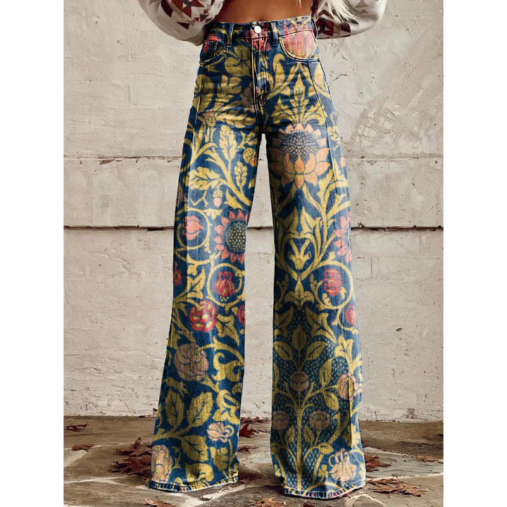 Tialda | High Waist Geprinte Jeans