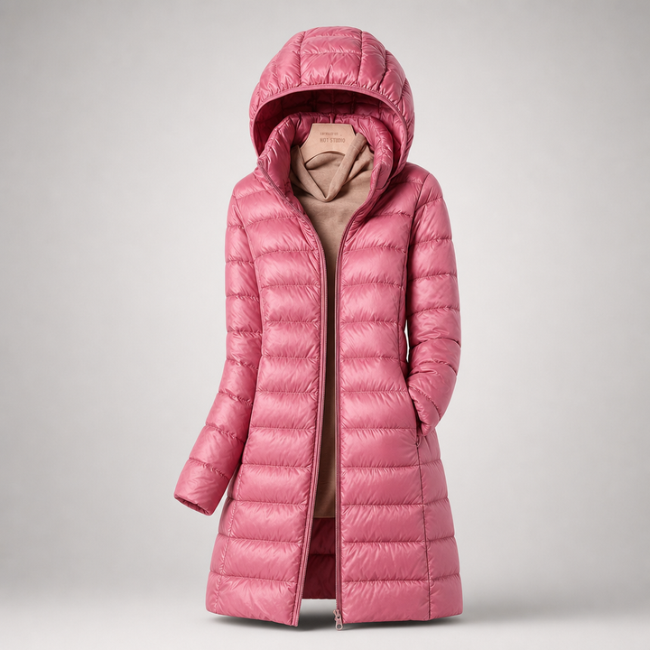 Marloes | Lange Lichtgewicht Puffer Jas