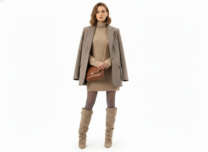 Fardau | Slouchy Laarzen met Spitse Neus