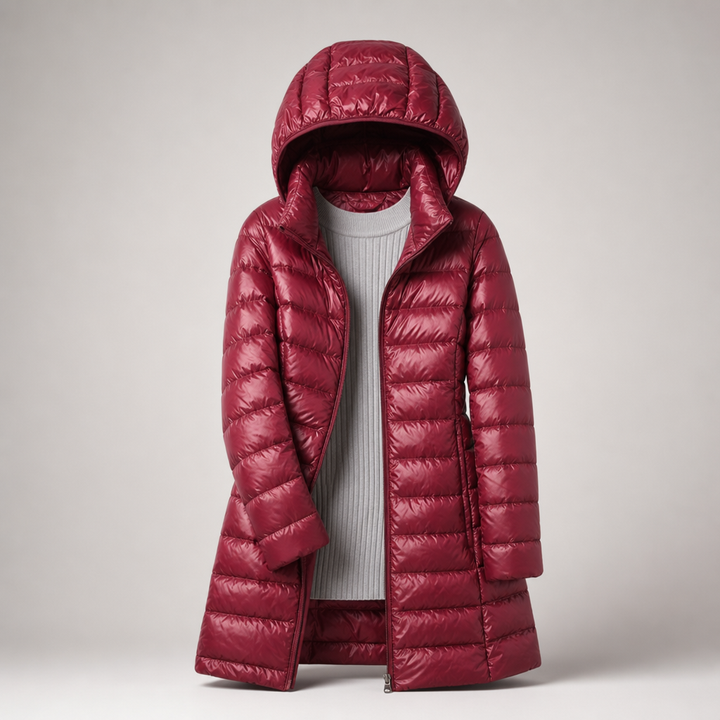 Marloes | Lange Lichtgewicht Puffer Jas