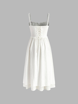 Hope | Ruffle Hem Midi Dress