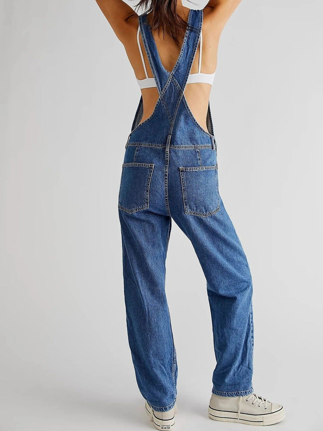 Geeske | Relaxte Denim Jumpsuit