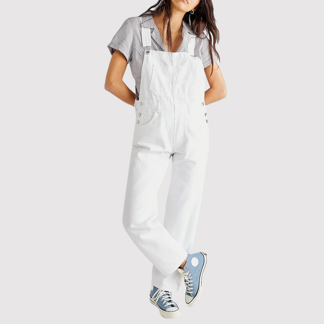 Geeske | Relaxte Denim Jumpsuit