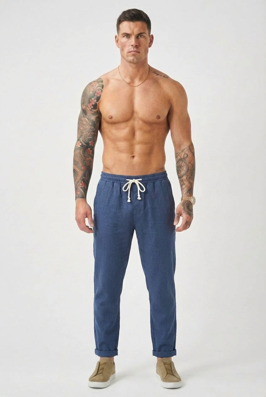 Milan | Relaxte Linnen Broek