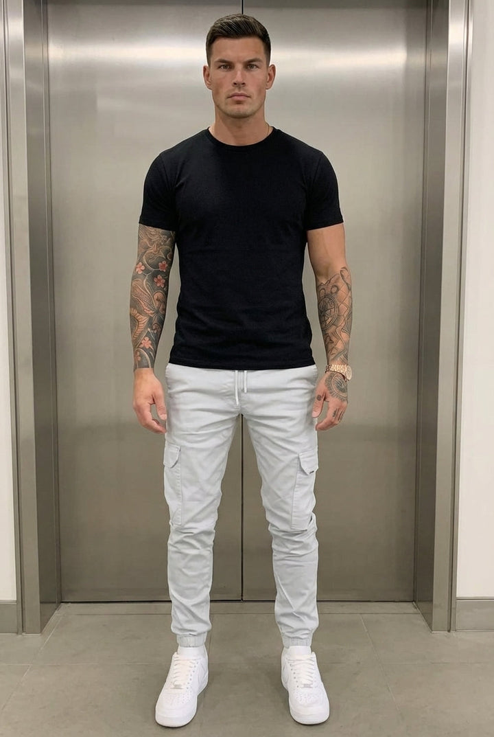 Douwe | Relaxte Joggingbroek met Zijzakken