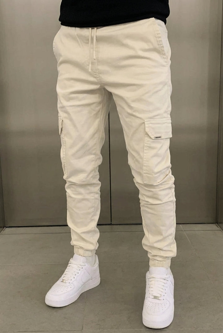 Laurens | Tapered Broek met Zijzakken