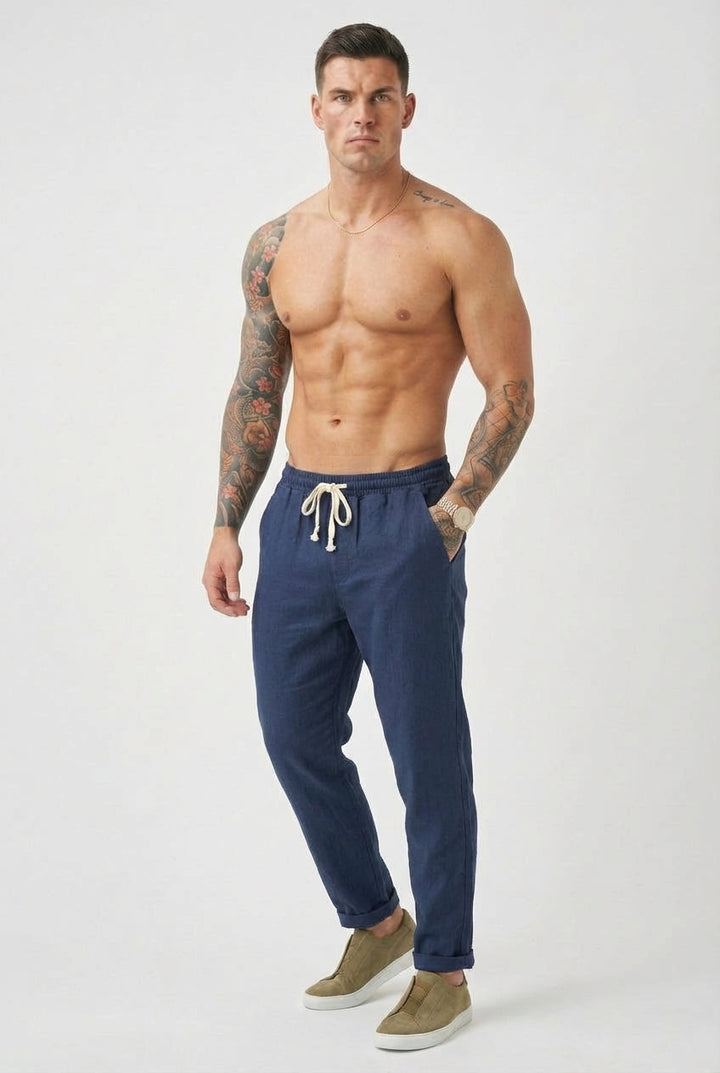 Milan | Relaxte Linnen Broek