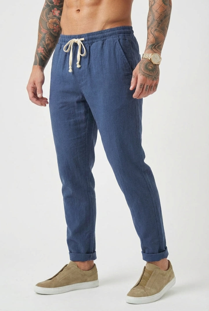 Milan | Relaxte Linnen Broek