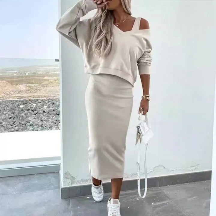 Trijntje | Tweedelige Set met Asymmetrische Top